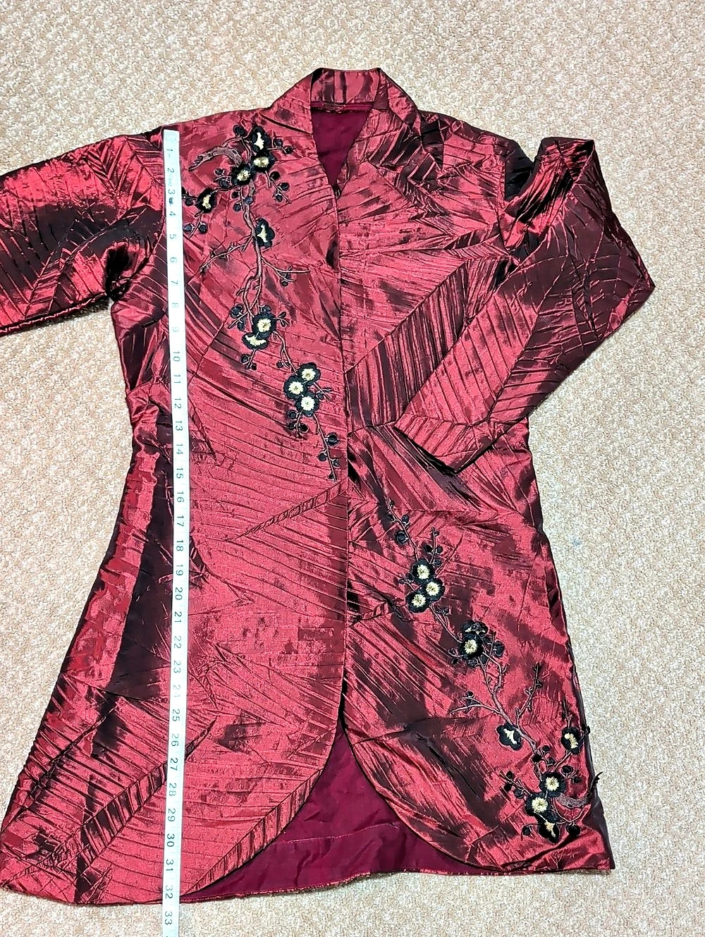 Burgundy Indian Kurta Shwrwani Style